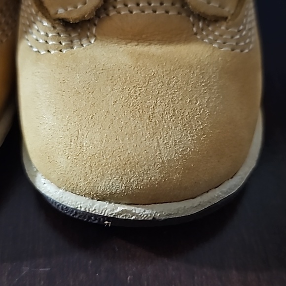 Timberland infant sz 2 m/m crib bootie wheat NB wheat - Picture 10 of 11